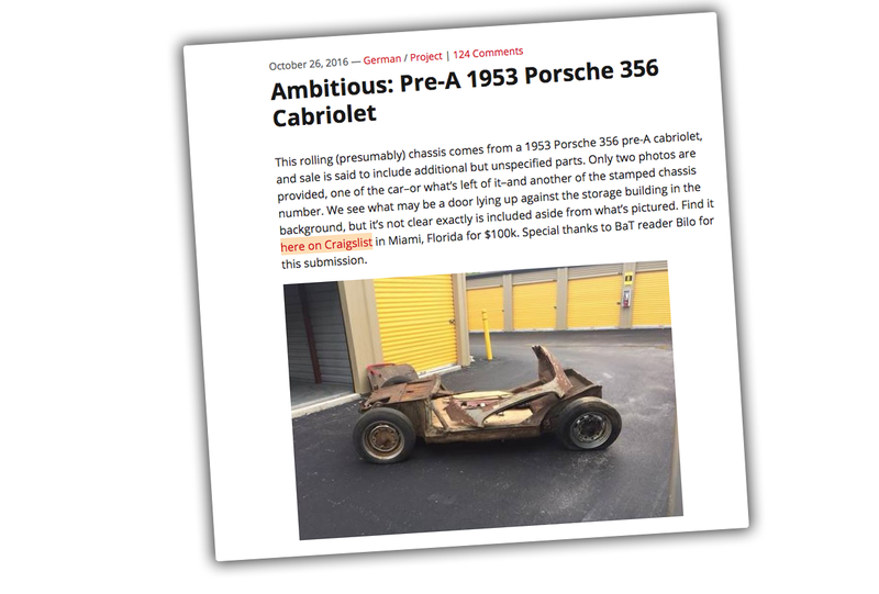 Illustration for article titled A Porsche 911 3.0 RSR Manual Just Sold for $6,000 Because Everything Is Really Stupid Now